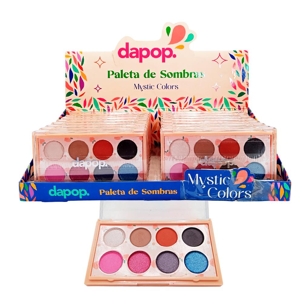 PALETA DE SOMBRAS MYSTIC COLORS 16UN DAPOP DP2282