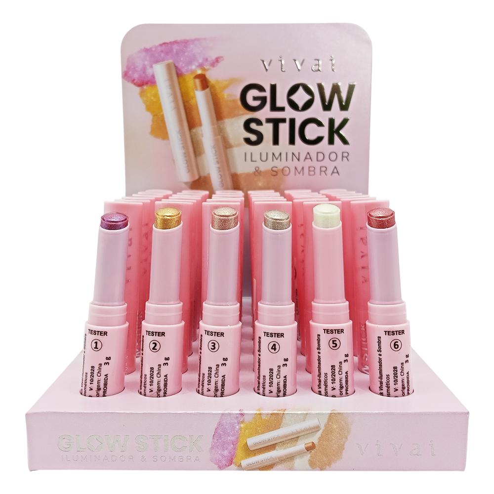PREÇO OFF ILUMINADOR E SOMBRA GLOW STICK 36UN VIVAI 1248.1.1