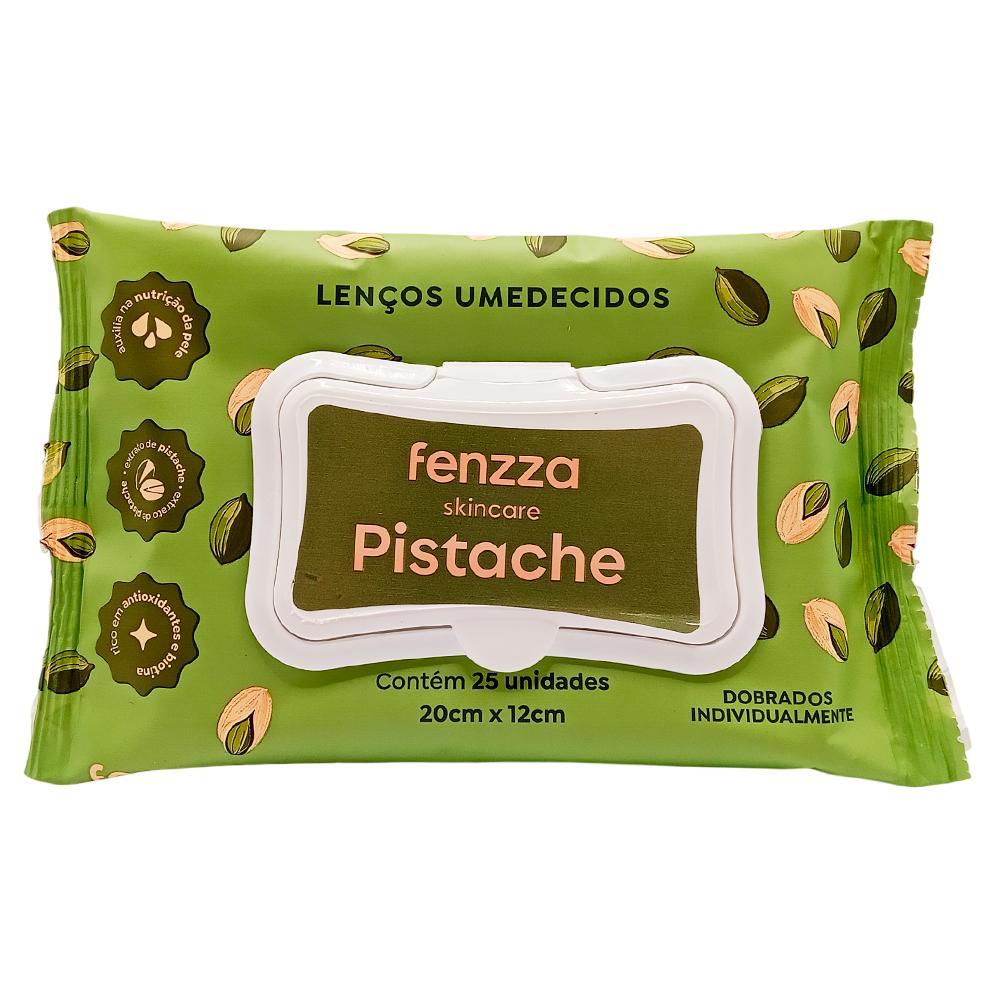 LENÇO UMEDECIDO PISTACHE COM TAMPA  FENZZA FZ53012