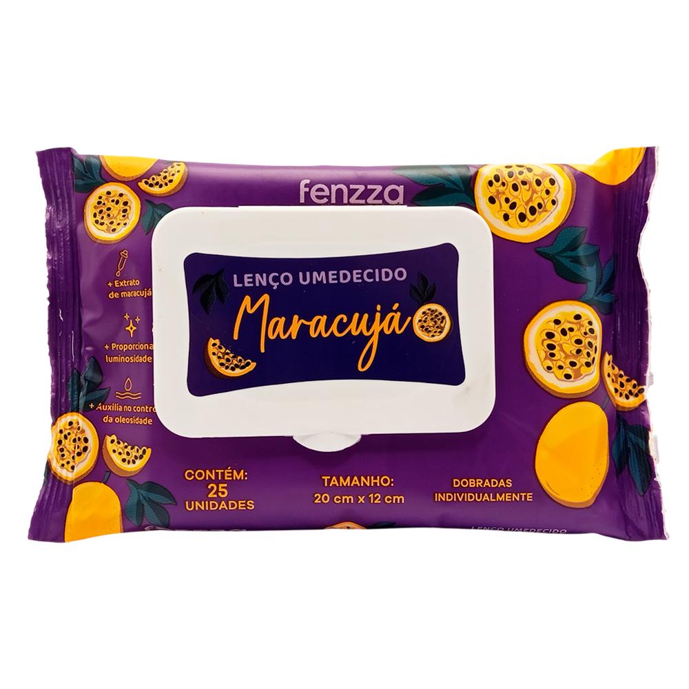 LENÇO UMEDECIDO MARACUJÁ COM TAMPA FENZZA FZ53034