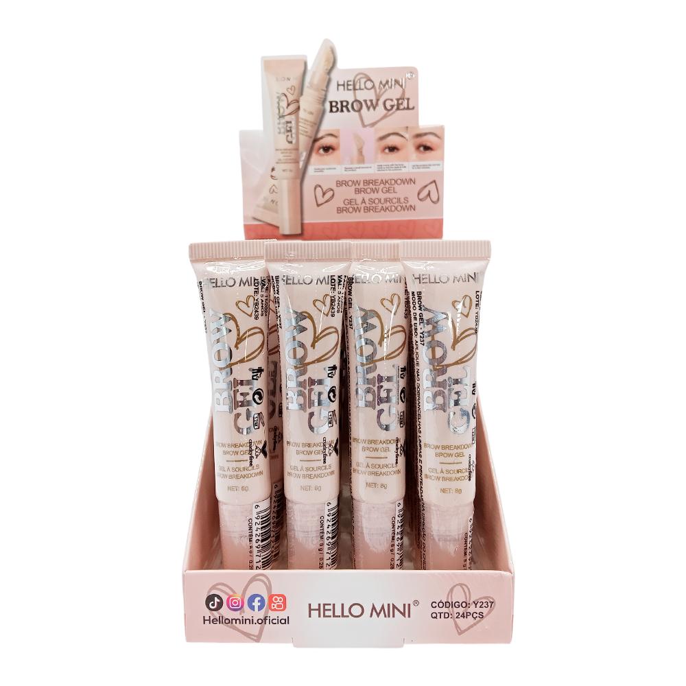 GEL DE SOBRANCELHAS BROW GEL 24UN HELLO MINI Y237