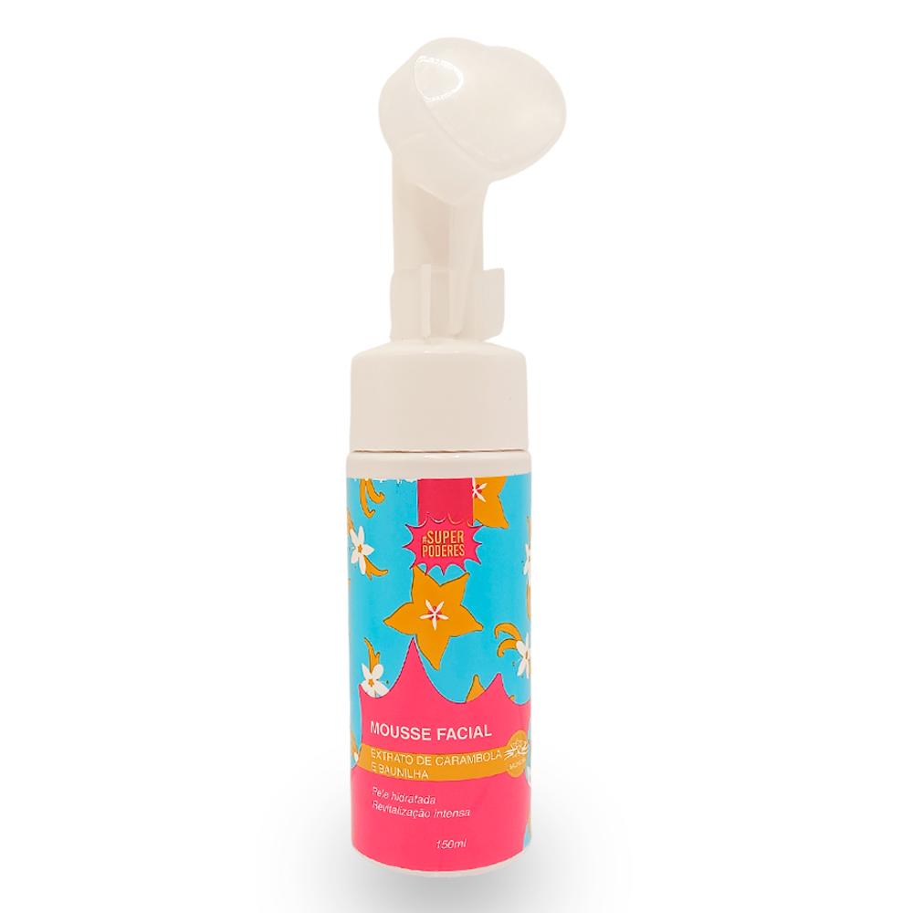MOUSSE FACIAL CARAMBOLA E BAUNILHA 150ML  SUPERPODERES SP920-01