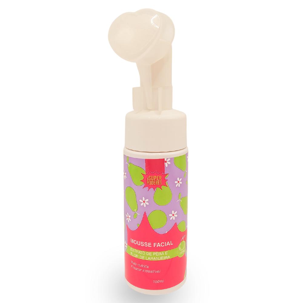 MOUSSE FACIAL PERA E FLOR DE LAR. 150ML SUPERPODERES SP919-01