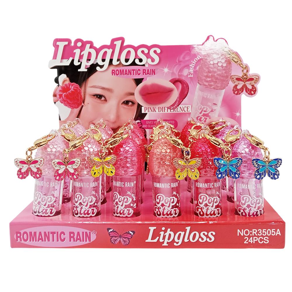 LIP GLOSS BUTTERFLY  24UN  R3505A ROMANTICRAIN