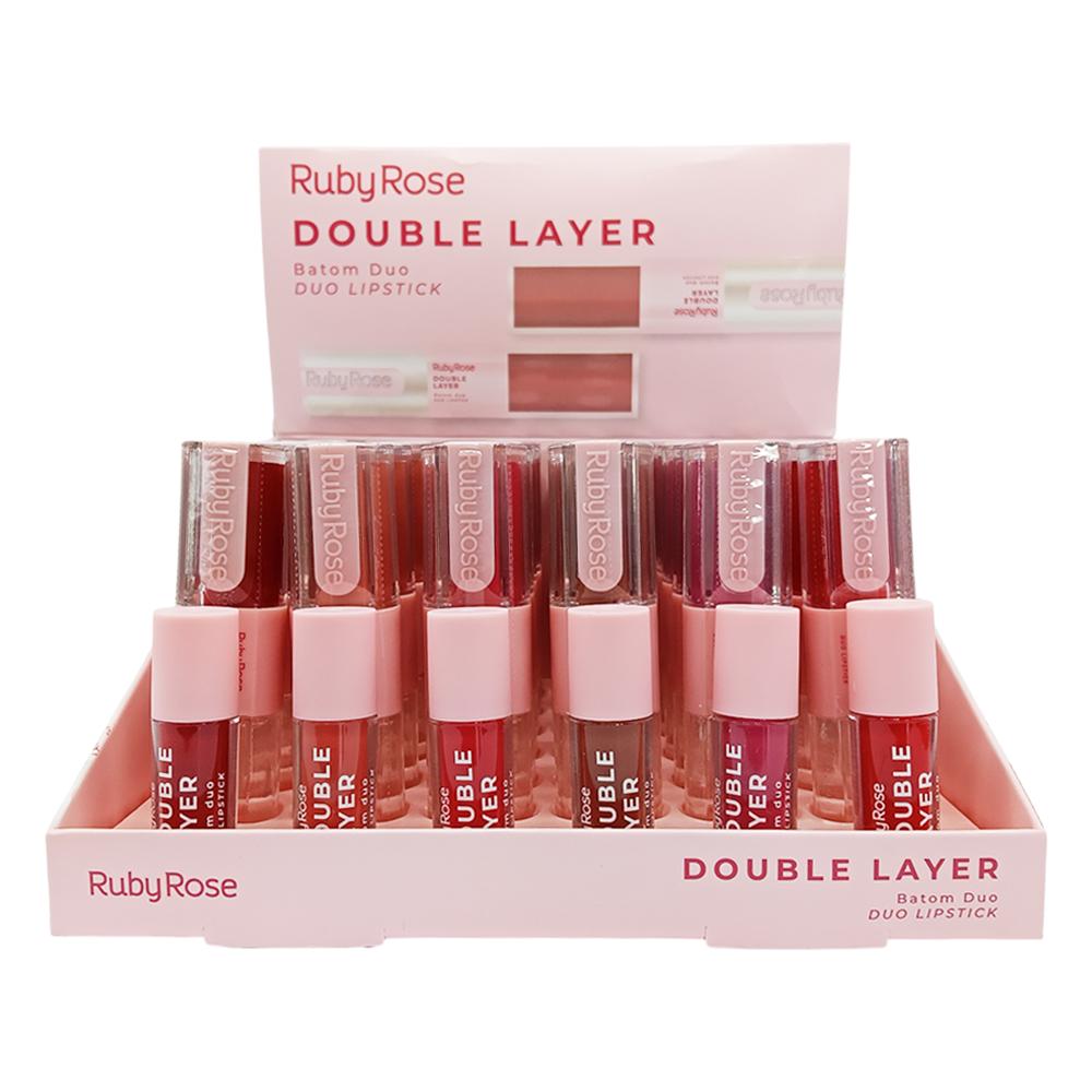 BATOM DUO LIPSTICK 36UN RUBYROSE HB-L6102 G2