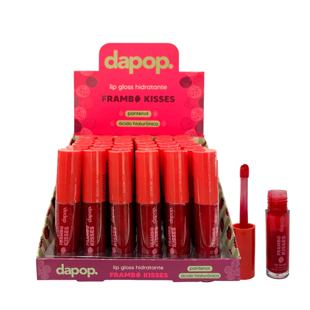 LIP GLOSS HIDRATANTE FRAMBO KISSES 36 UN  DAPOP DP2417