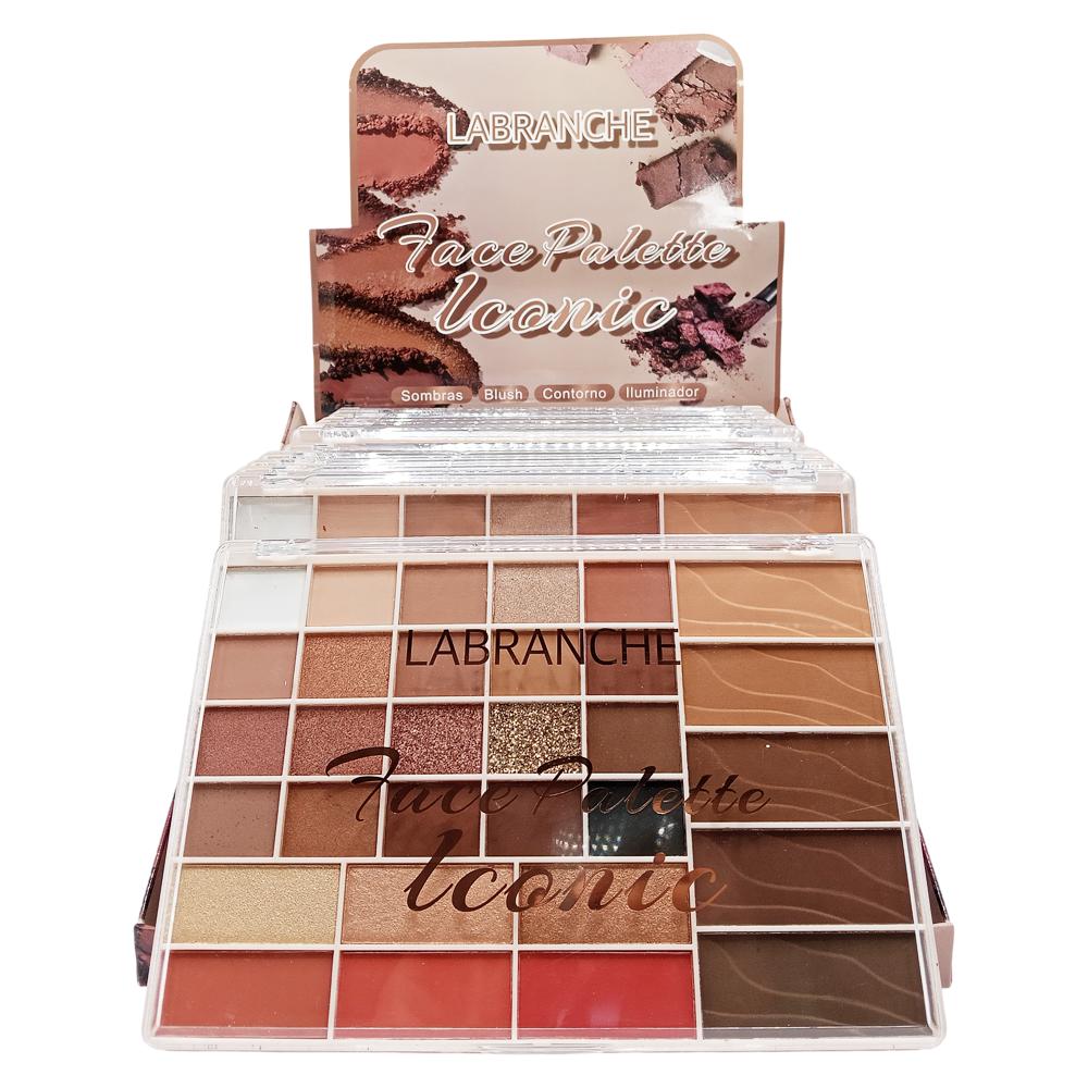 PALETA DE SOMBRA  FACE ICONIC 12UN LABRANCHE LA2343