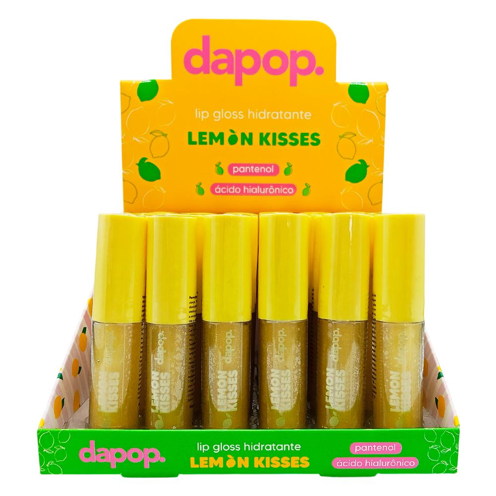 LIP GLOSS HIDRATANTE LEMON KISSES 36UN DAPOP DP2419