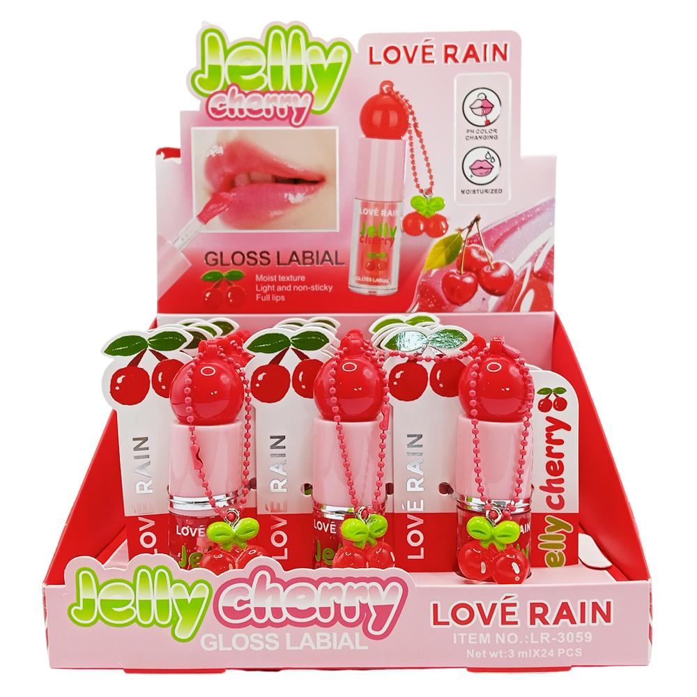 LIP GLOSS JELLY CHERRY 12UN LOVERAIN LR-3059
