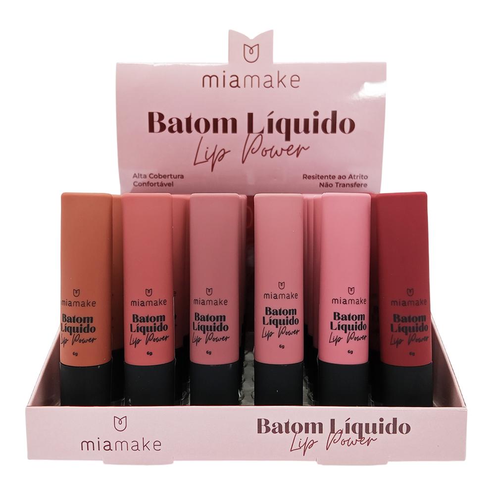 BATOM LÍQUIDO LIP POWER 36UN MIAMAKE 619