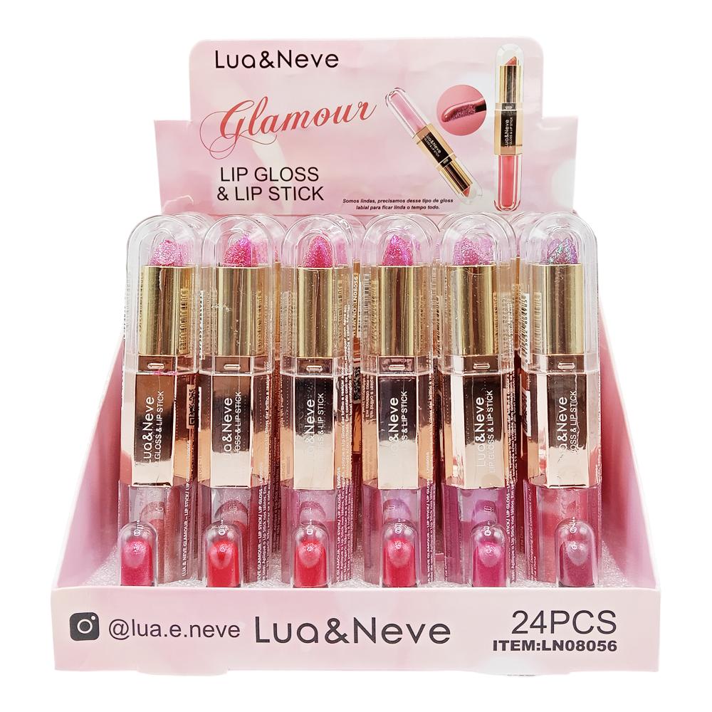 LIP STICK & LIP GLOSS 24UN LUAENEVE LN08056