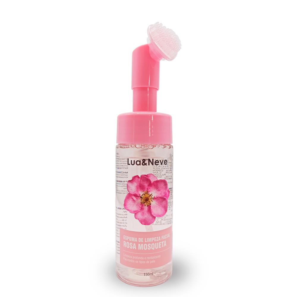 ESPUMA FACIAL CORACAO ROSA MSOQUETA 150ML LN5501012 LUAENEVE