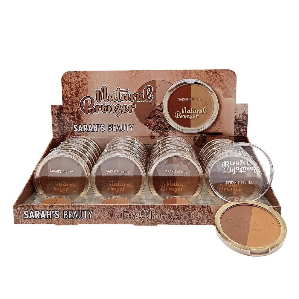 PO COMPACTO NATURAL BRONZER 24UN SARAHSBEAUTY S6815