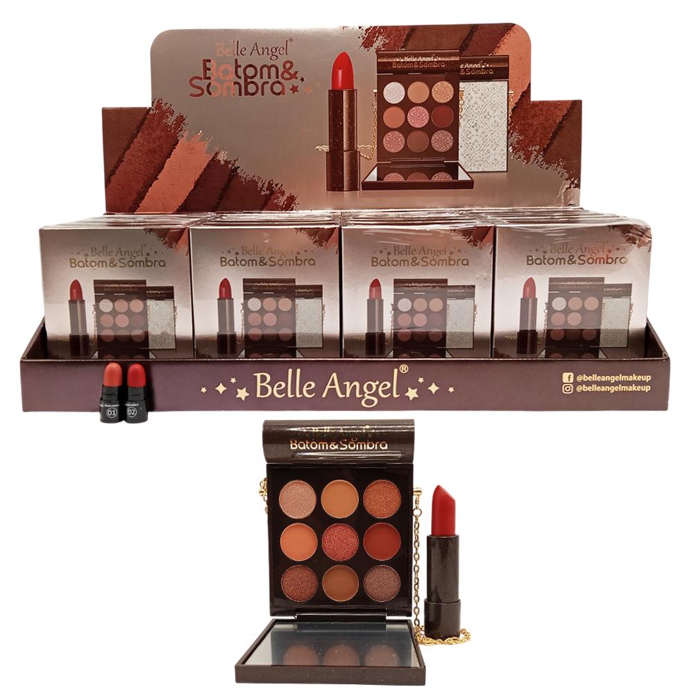 KIT BATOM E SOMBRA 24UN BELLE ANGEL RB066-2