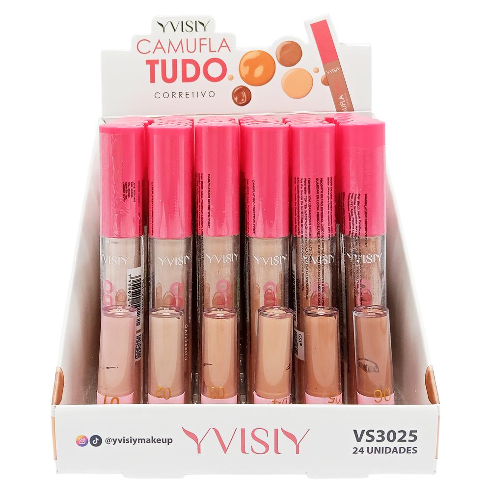 CORRETIVO LÍQUIDO CAMUFLA TUDO 24UN YVISIY VS3025