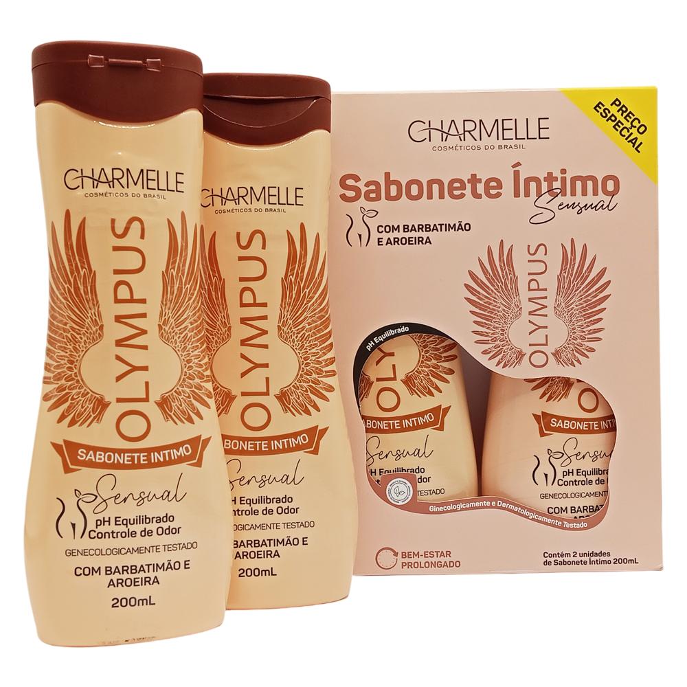 KIT 2 SABONETES INTIMO OLYMPUS  200ML CHARMELLE 2919