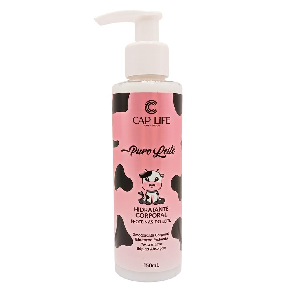HIDRATANTE CORPORAL BODY CREAM PURO LEITE 150ML CAPLIFE 1152