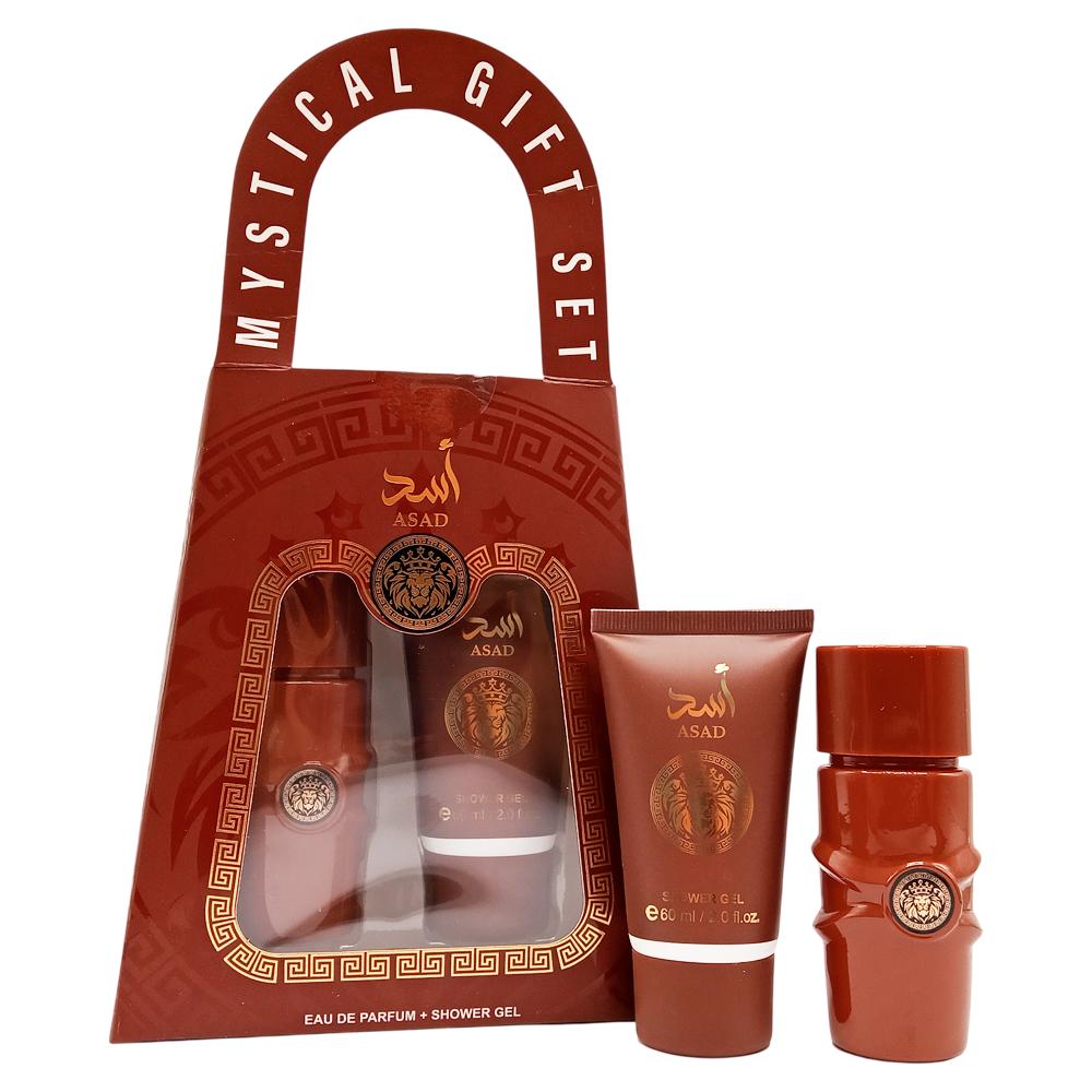 KIT PERFUME E SHOWER GEL ASAD MYSTICAL MT050-20
