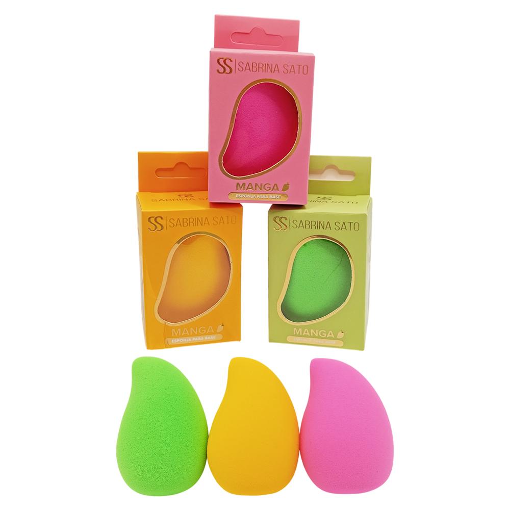 ESPONJAS MANGO COLORIDA 12UN SABRINASATO SP2060