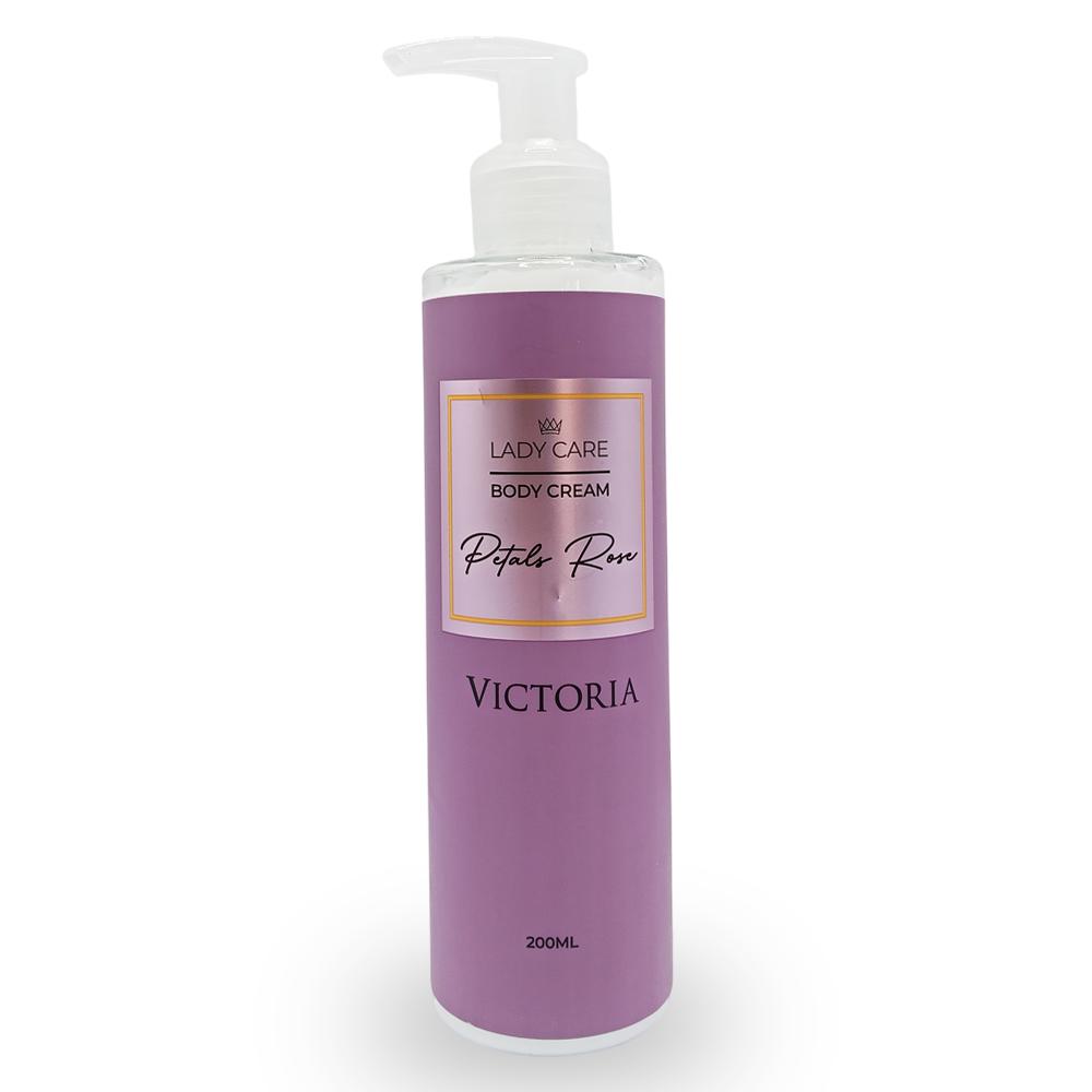 BODY CREAM PETALS ROSE VICTORIA 200ML LADYCARE