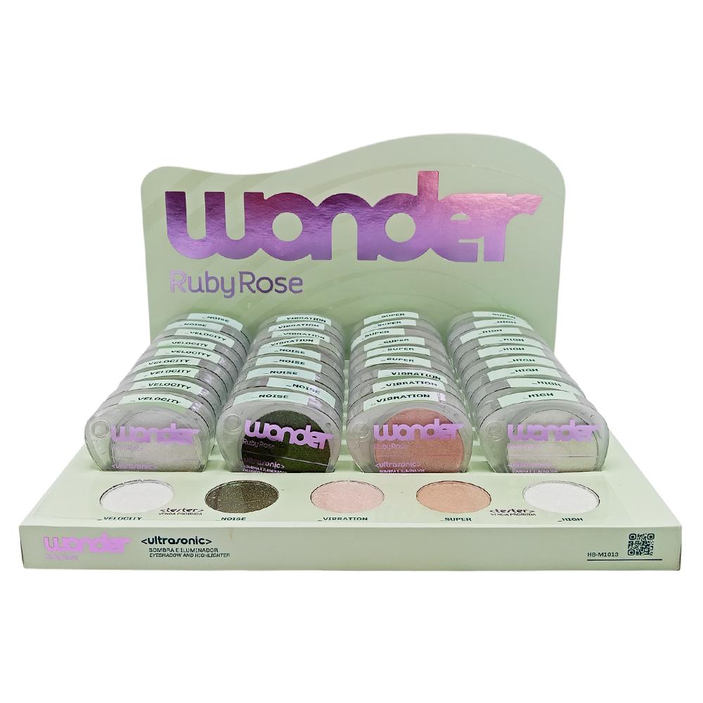 SOMBRA E ILUMINADOR WONDER 36UN RUBYROSE HB-M1013 G2