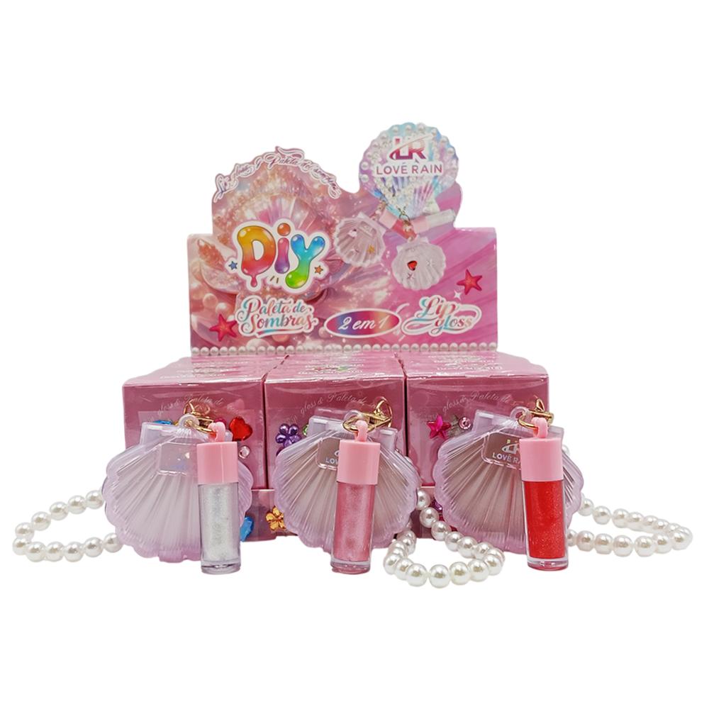 PALETA DE SOMBRAS DIY 2EM1 12UN LOVERAIN LR-5885