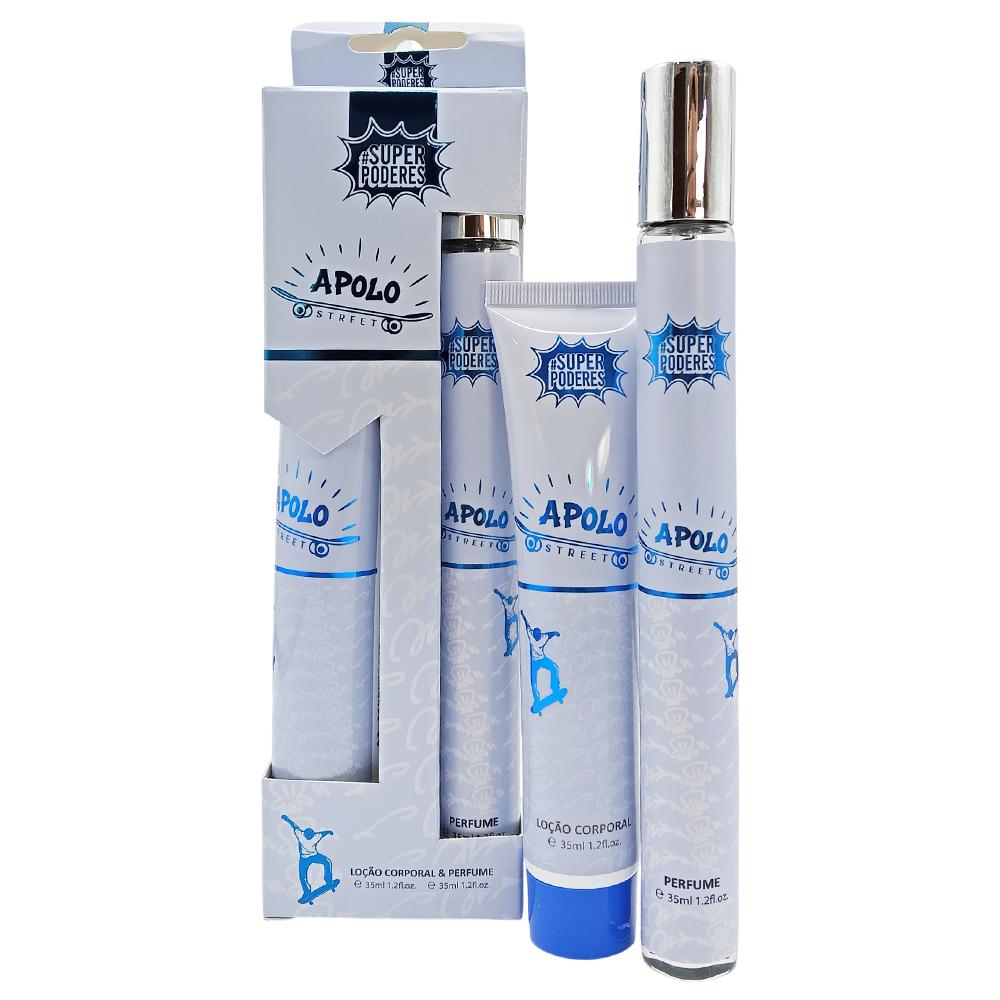 KIT LOÇÃO CORPORAL E PERFUME APOLO SUPERPODERES SPI1032-C