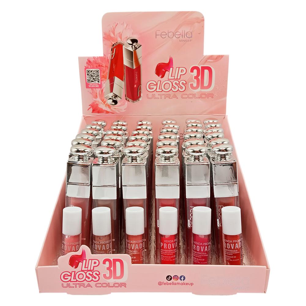 LIP GLOSS 3D ULTRA COLOR 36UN FEBELLA LG40153