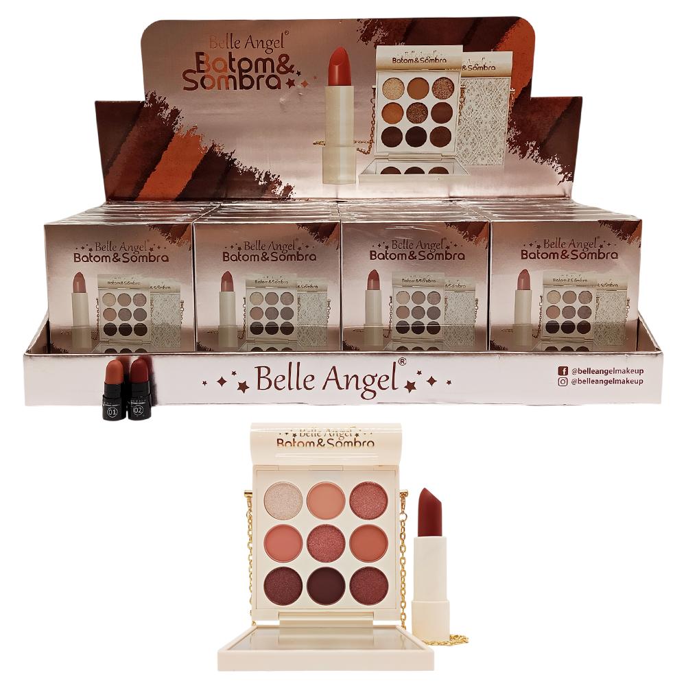 KIT BATOM E SOMBRA 24UN BELLE ANGEL RB066-4