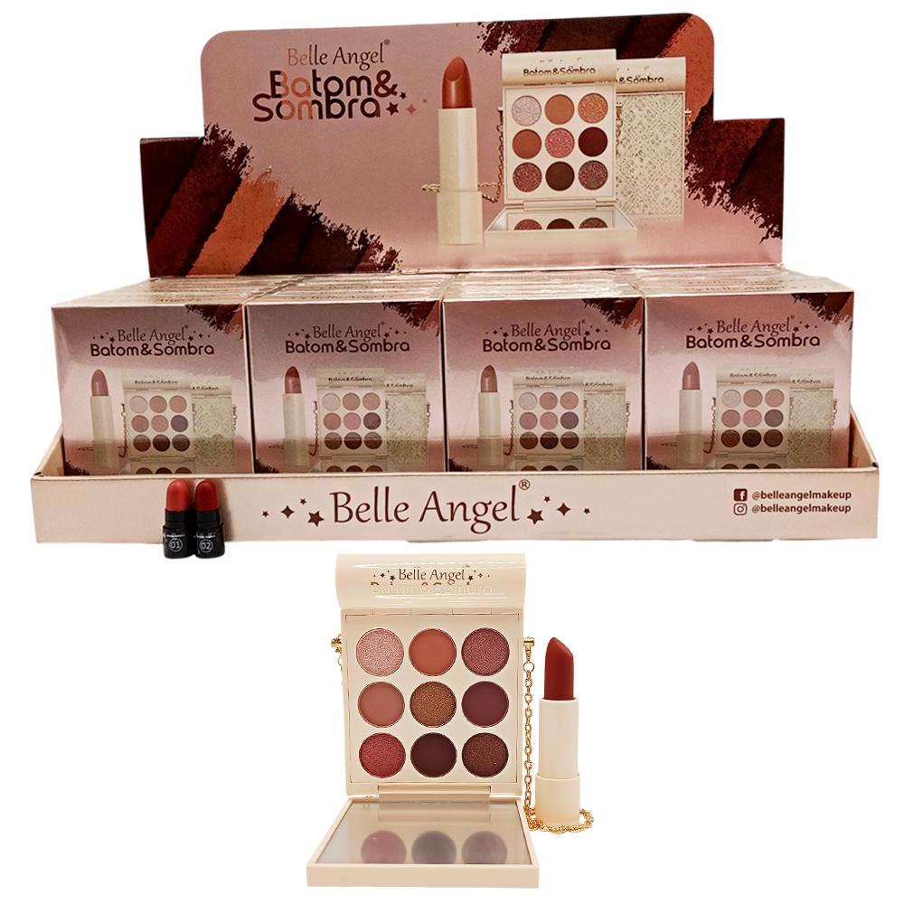 KIT BATOM E SOMBRA 24UN BELLE ANGEL RB066-3