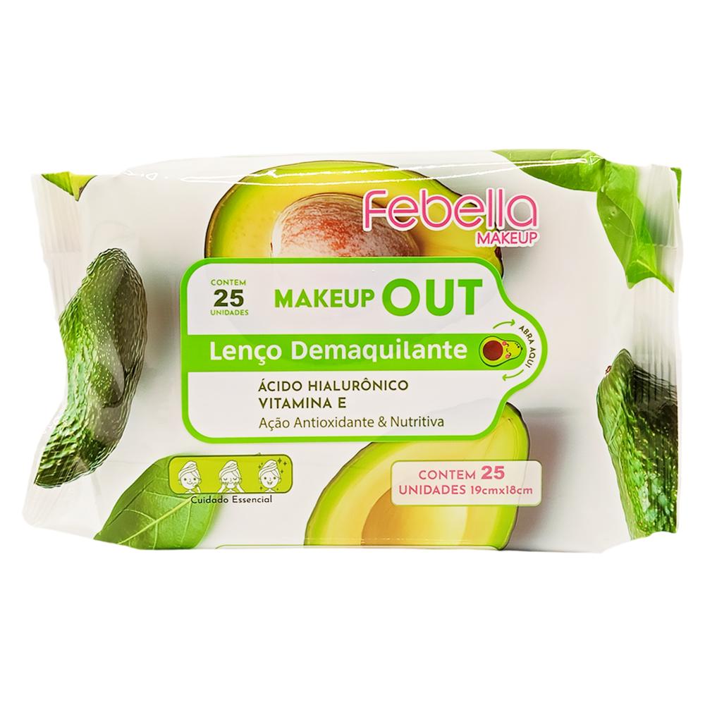 LENÇO DEMAQUILANTE MAKEUP OUT FEBELLA LRM50703