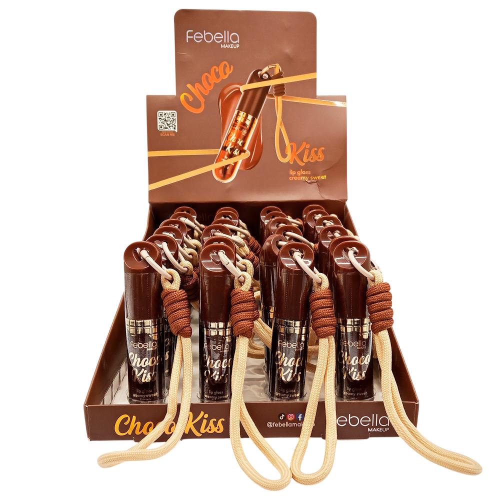 LIP GLOSS CHOCO KISS  24UN FEBELLA LG40158