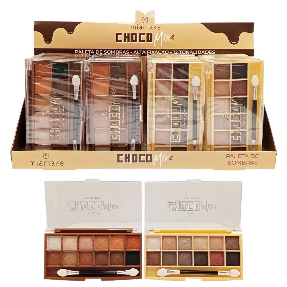 PALETA DE SOMBRAS CHOCO MIX 24UN MIAMAKE 341