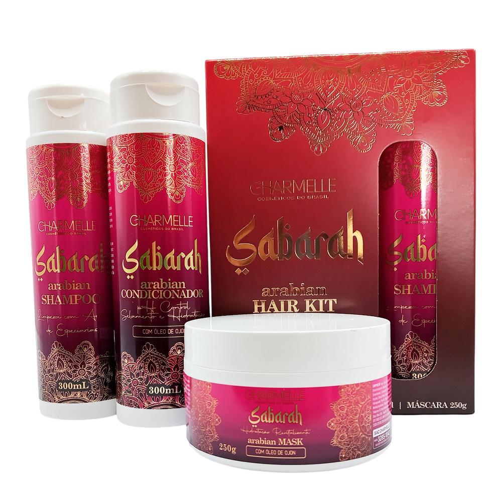 KIT CABELO ARABE SABARAH CHARMELLE 002977