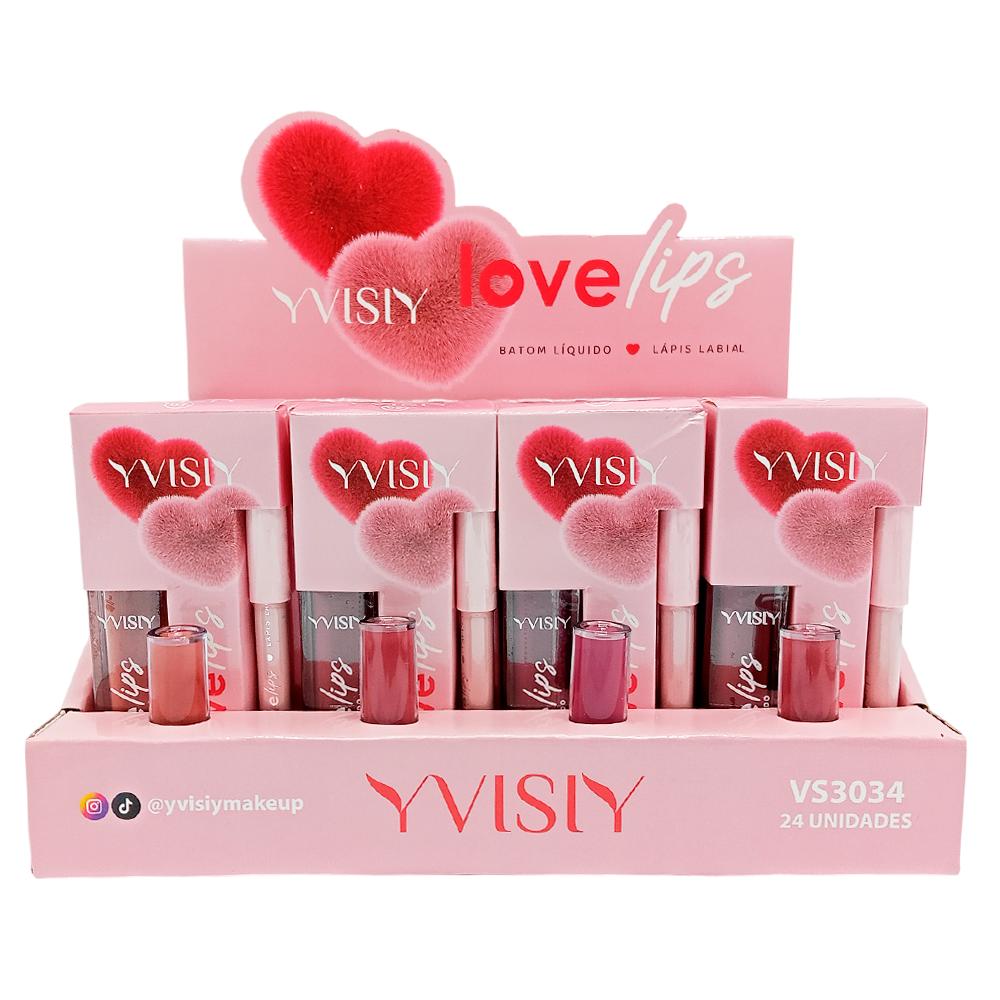 LIP COMBO LOVE LIPS 24UN YVISIY VS3034