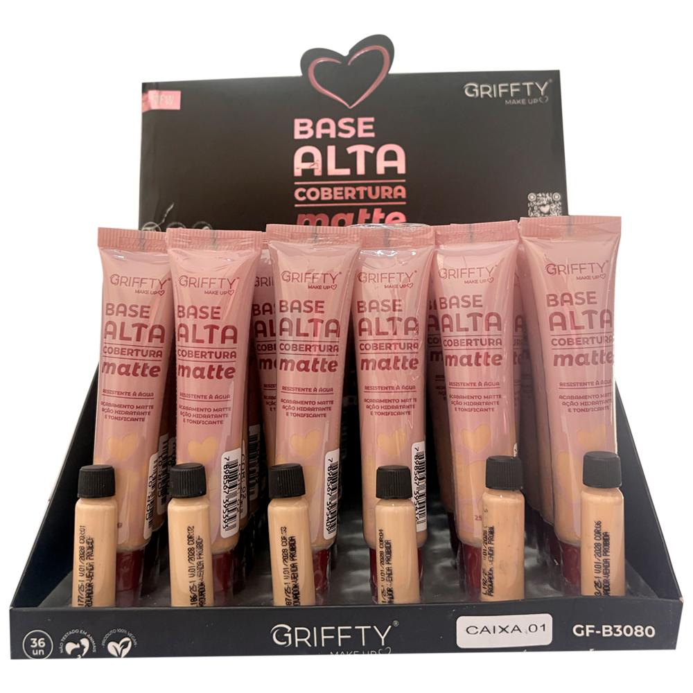 BASE ALTA COBERTURA MATTE 36 UN GRIFFTY GF-B3080