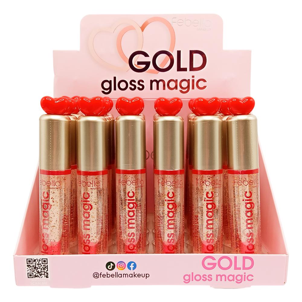 GOLD  GLOSS MAGIC 24UN FEBELLA LG40525