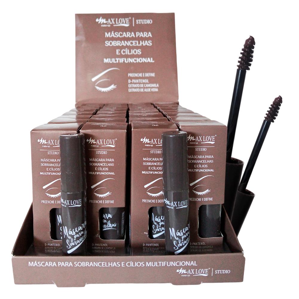 MASCARA PARA SOBRANCELHAS E CILIOS MULTIFUNCIONAL COR32 28UN MAXLOVE 32
