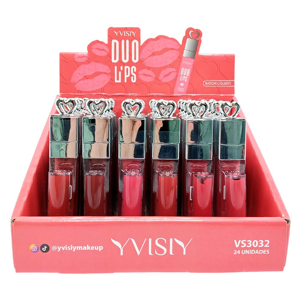BATOM LÍQUIDO DUO LIPS 24UN YVISIY VS3032