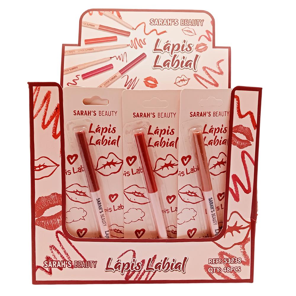LÁPIS LABIAL 48UN SARAHSBEAUTY S3238