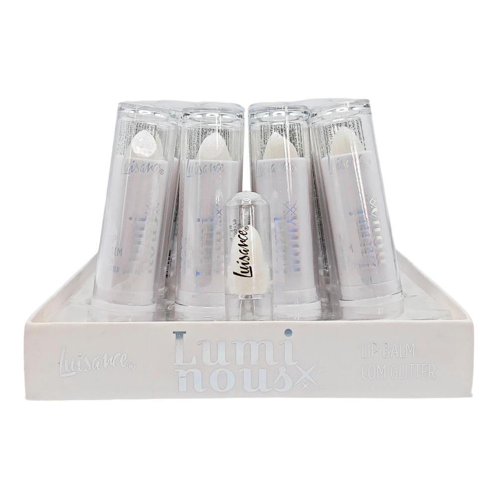 LIP BALM COM GLITER LUMINOUS 24UN LUISANCE L3268