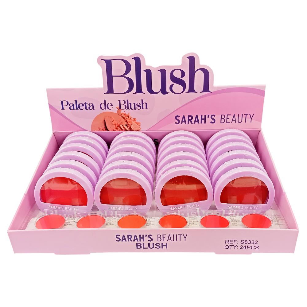 PALETA DE BLUSH 24UN SARAHSBEAUTY S8332