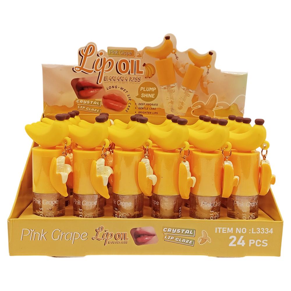 LIP OIL CHAVEIRO BANANA 24UN CHINA L3334