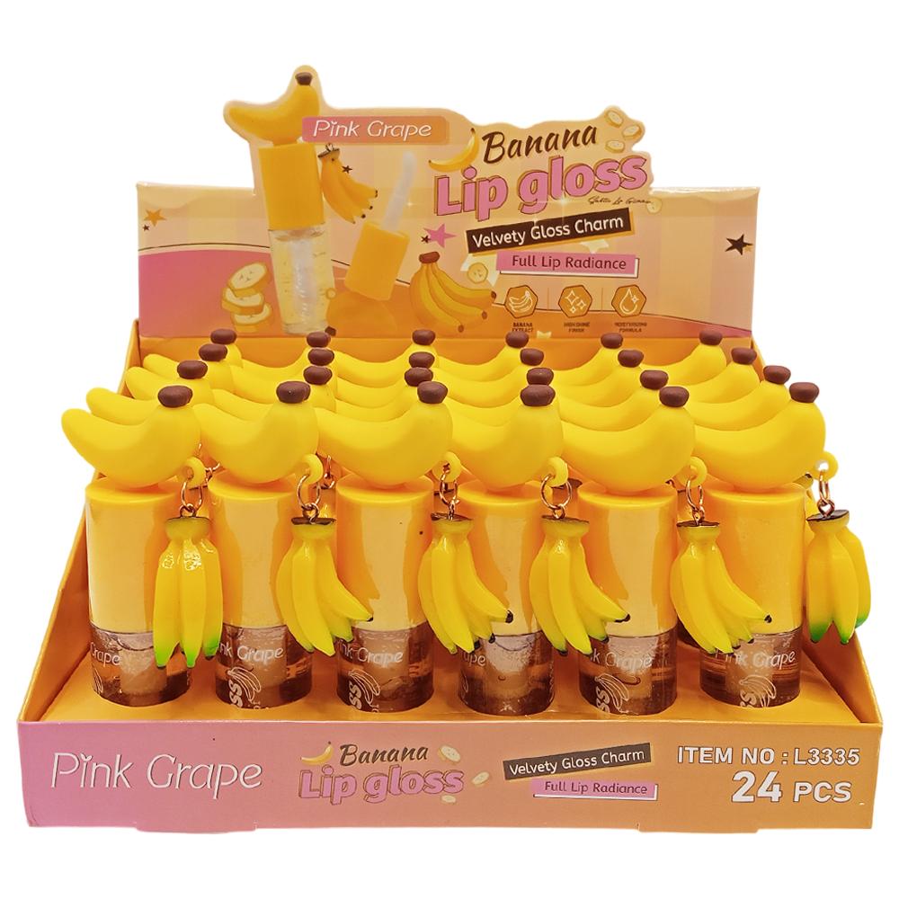LIP GLOSS CHAVEIRO BANANA 24UN CHINA L3335