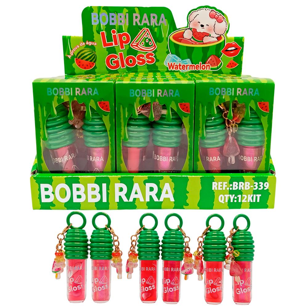 KIT LIP GLOSS MELANCIA 12UN BOBBIRARA BRB-339