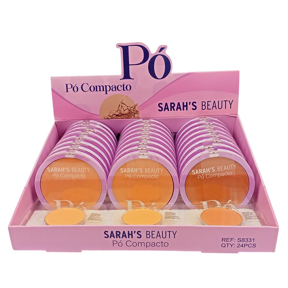 PÓ COMPACTO 24UN SARAHSBEAUTY S8331 A
