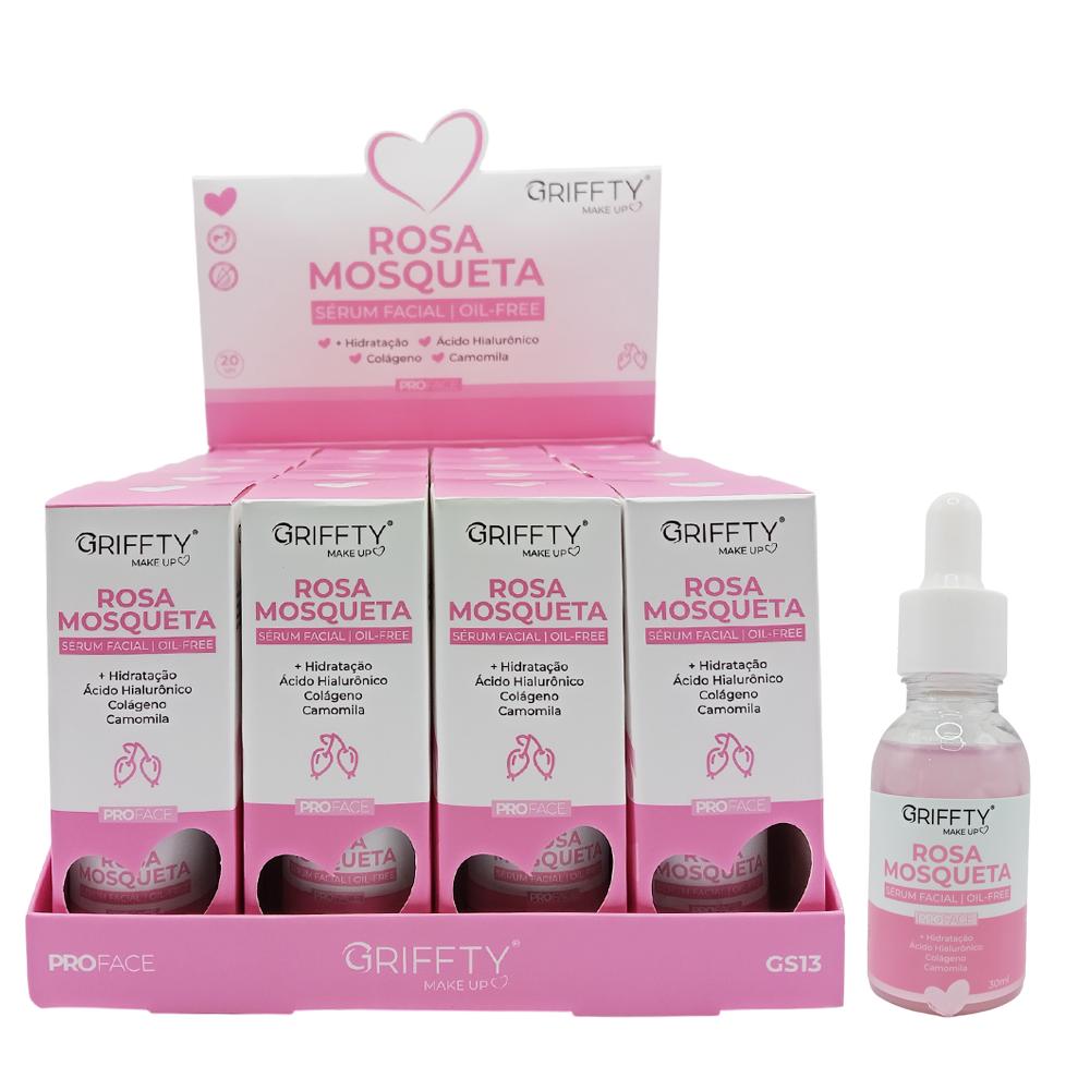 SERUM FACIAL ROSA MOSQUETA OIL FREE 20UN GRIFFTY GS13