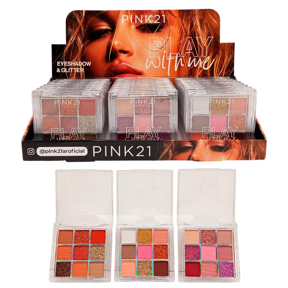 PALETA DE SOMBRAS PLAY WITH ME 24UN PINK21 CS4250