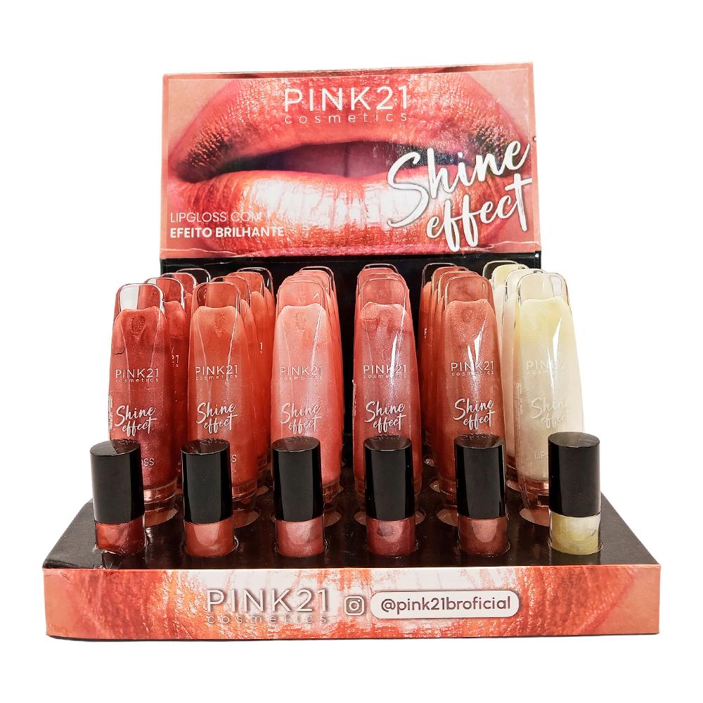 LIP GLOSS SHINE EFFECT 24UN PINK21 CS4548