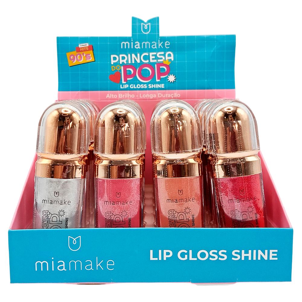 LIP GLOSS SHINE PRINCESA DO POP 24UN MIAMAKE 489